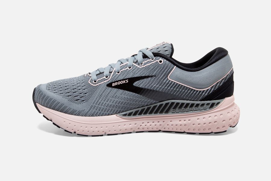 Brooks Transcend 7 Road Running Shoes - Womens - Grey/Black/Pink - IW7821064